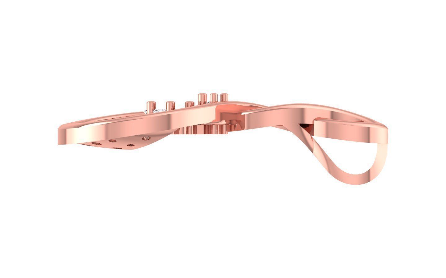 Women Earrings Pendants Sets 3dm STL OBJ FBX Renders Details 3D print model_4