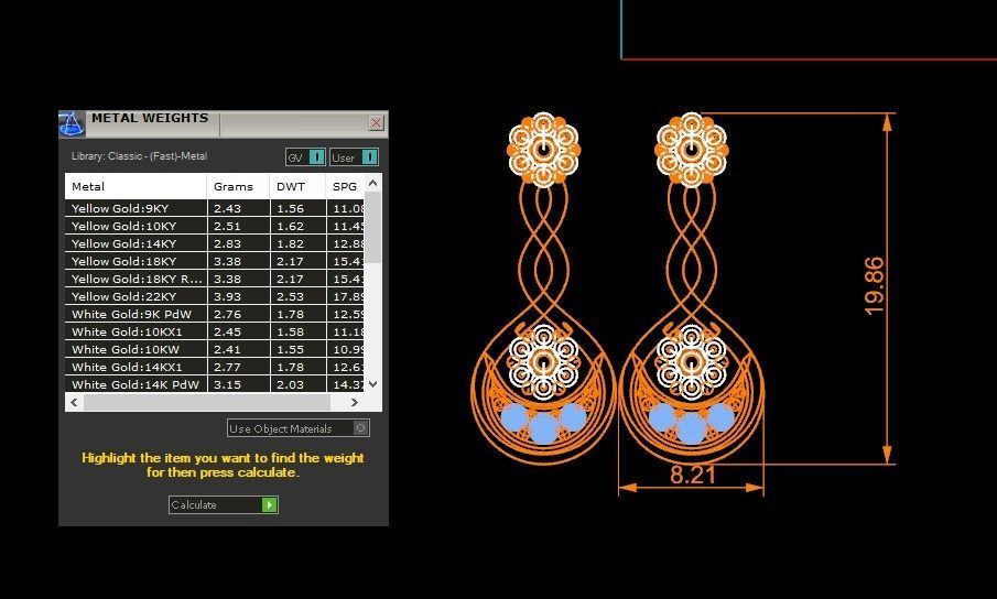 Women Earrings Pendants Sets 3dm STL OBJ FBX Renders Details 3D print model_8