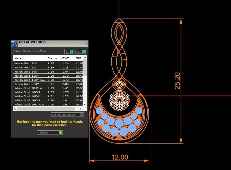 Women Earrings Pendants Sets 3dm STL OBJ FBX Renders Details 3D print model_7