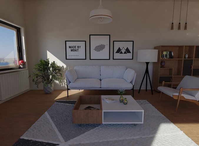Living Room 3D model