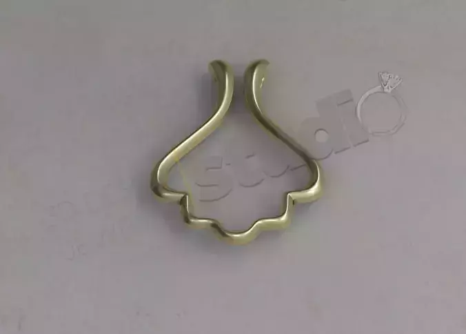 wedding band necklace holderpendant model