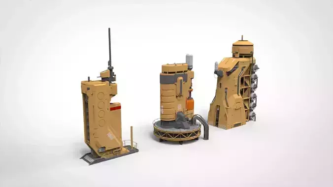 Sci Fi Modular Environment 18 3D model