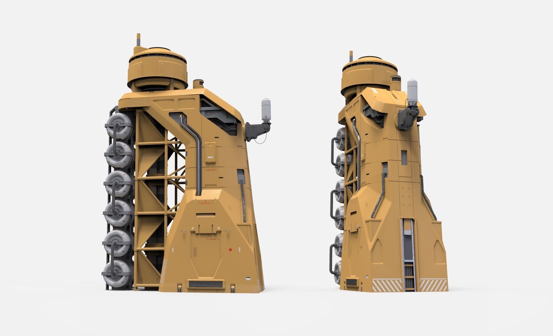 Sci Fi Modular Environment 18 3D model_4