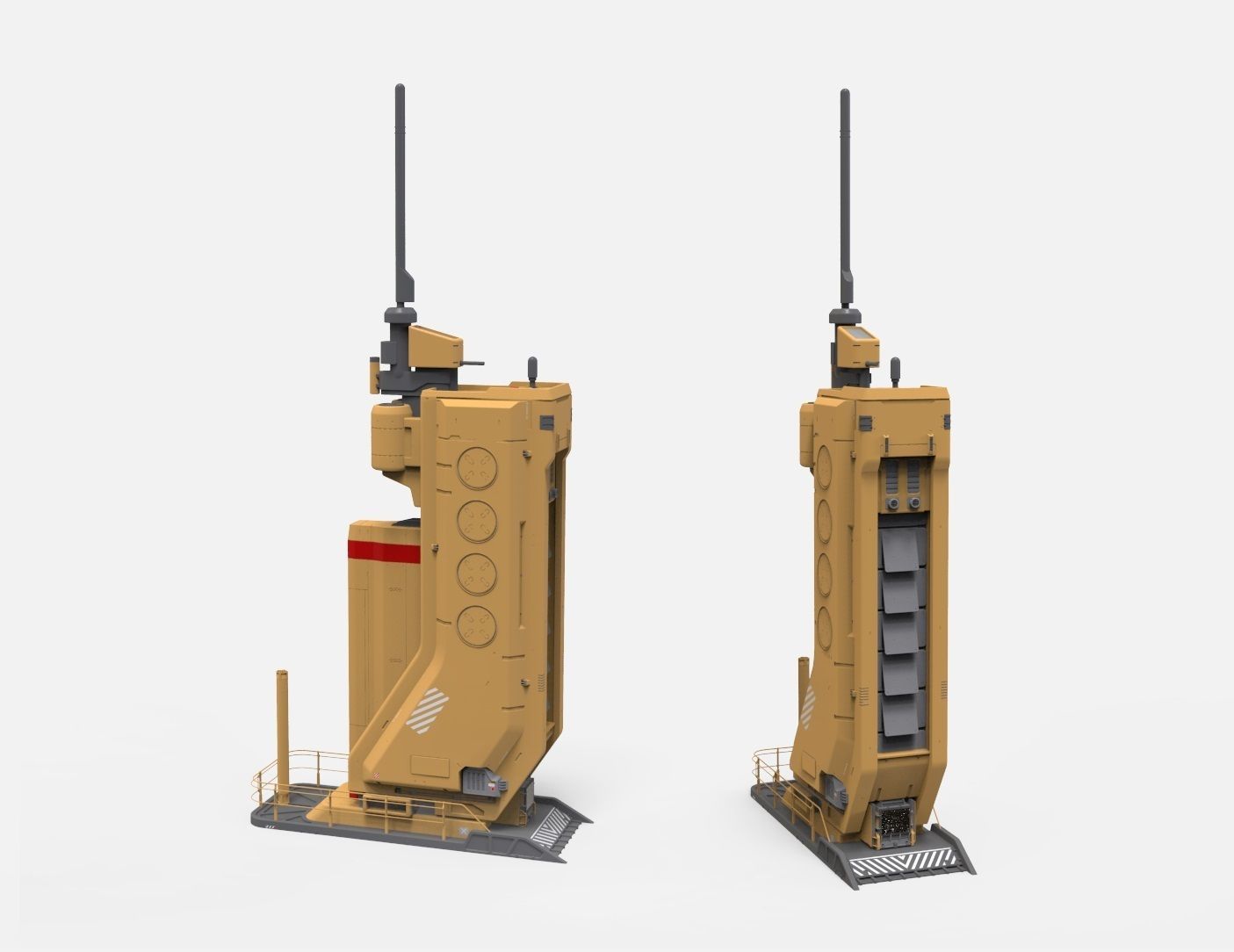 Sci Fi Modular Environment 18 3D model_13