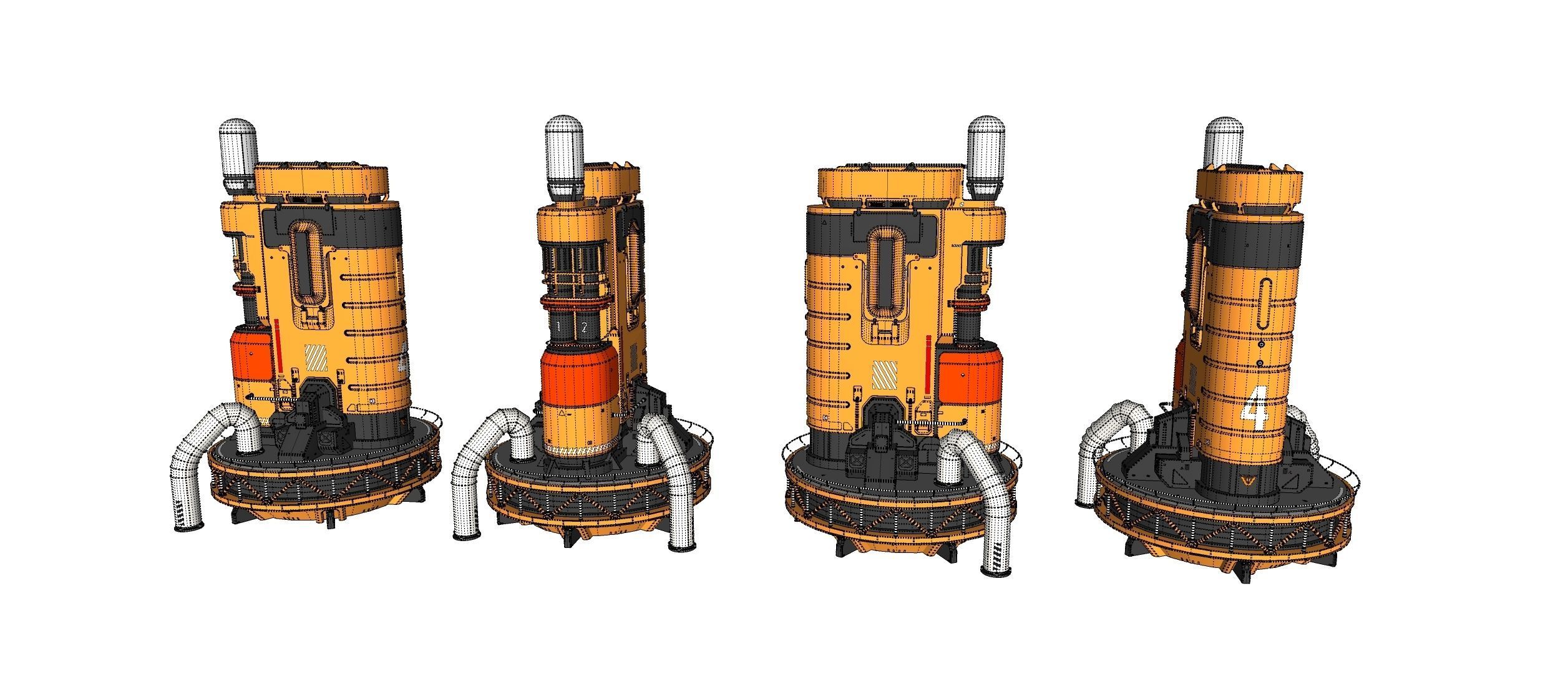 Sci Fi Modular Environment 18 3D model_28