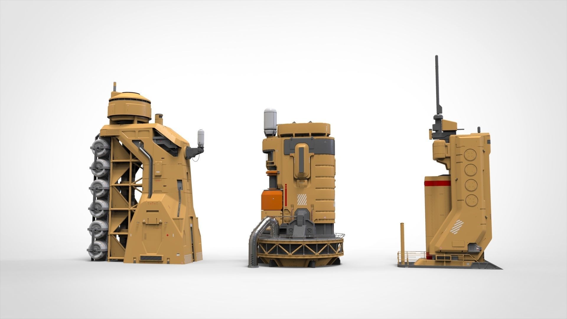 Sci Fi Modular Environment 18 3D model_2