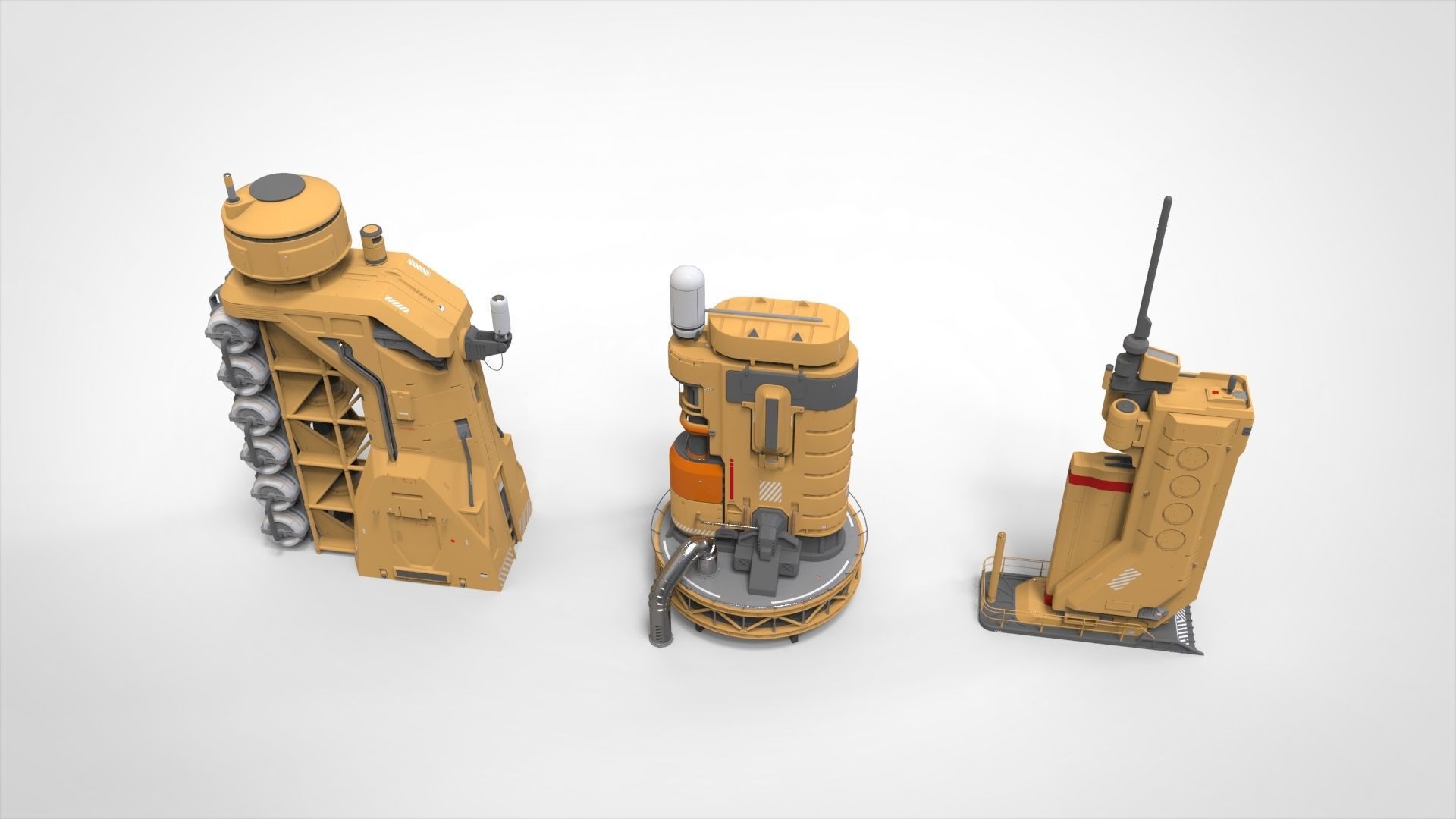 Sci Fi Modular Environment 18 3D model_3