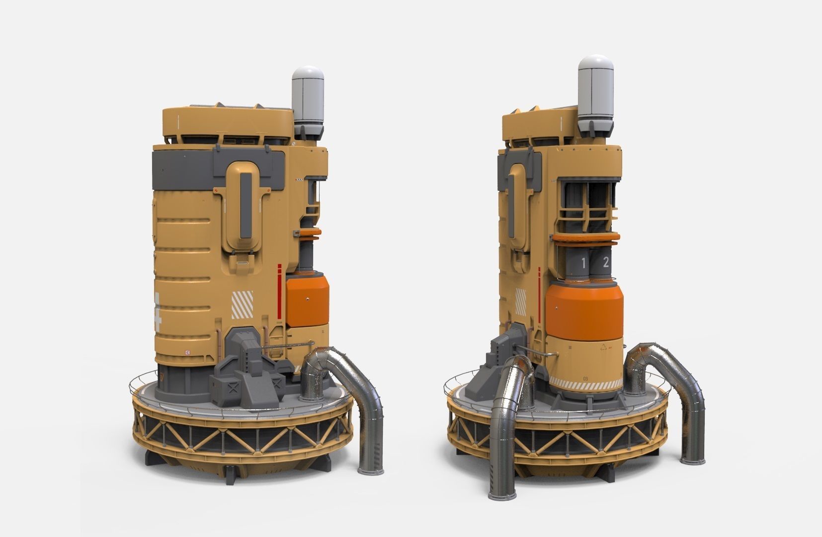 Sci Fi Modular Environment 18 3D model_21