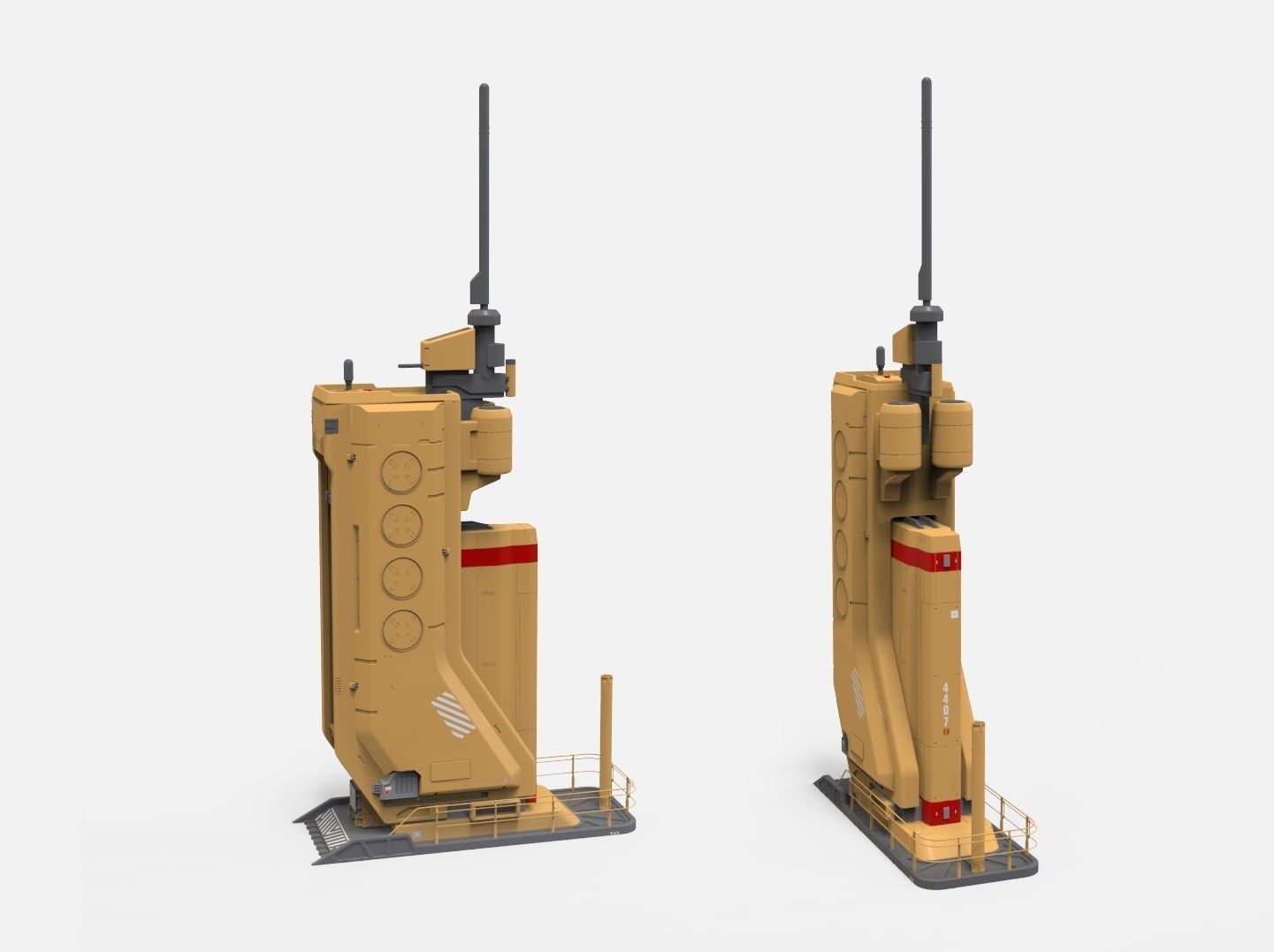 Sci Fi Modular Environment 18 3D model_14