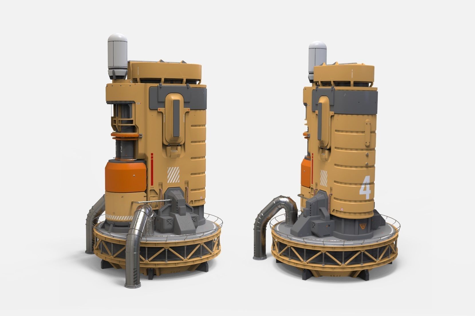 Sci Fi Modular Environment 18 3D model_20