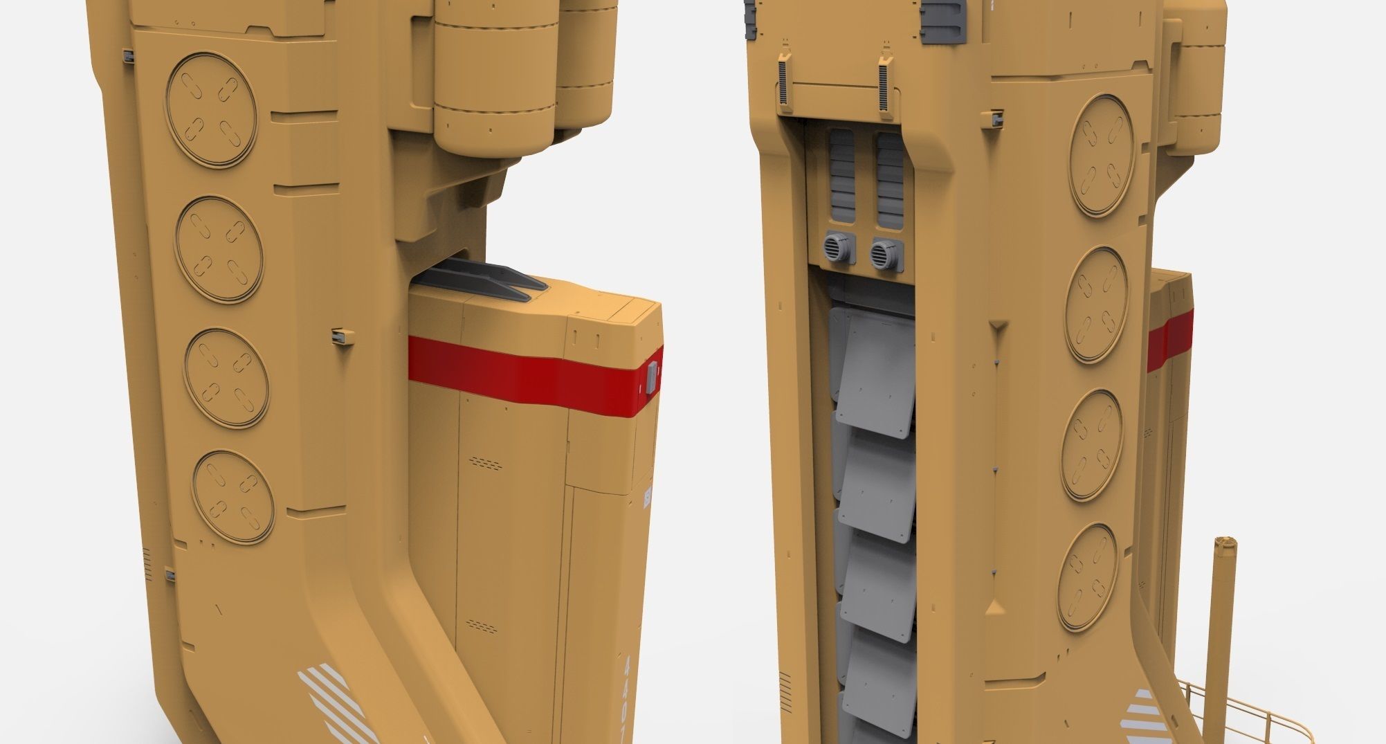 Sci Fi Modular Environment 18 3D model_17