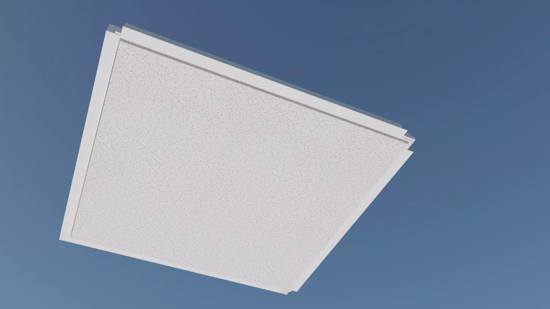 Dynamic false ceiling 600x600mm T24 3D model_0