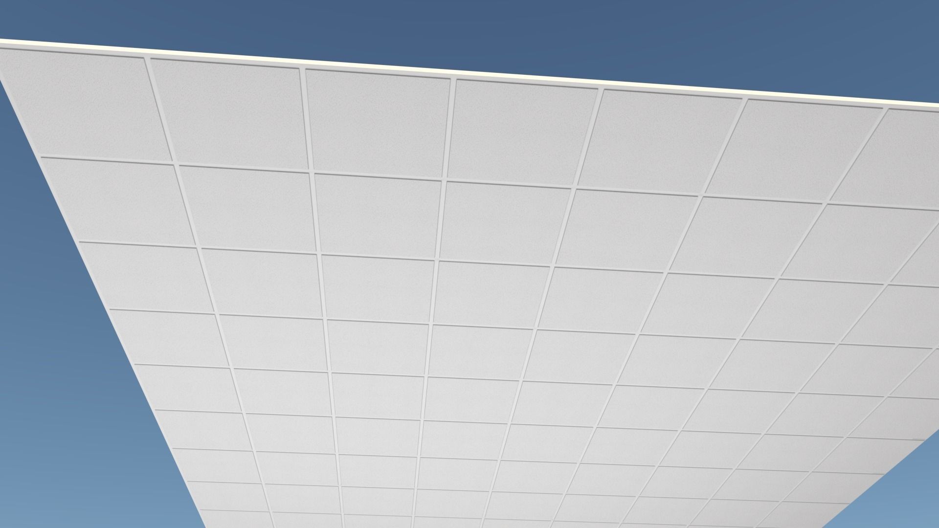 Dynamic false ceiling 600x600mm T24 3D model_3