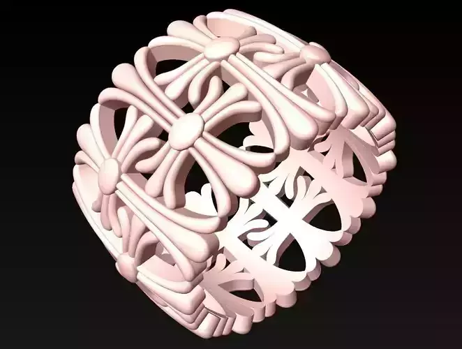 Ring pattern - Sculpture ring - Art ring - N042 V2