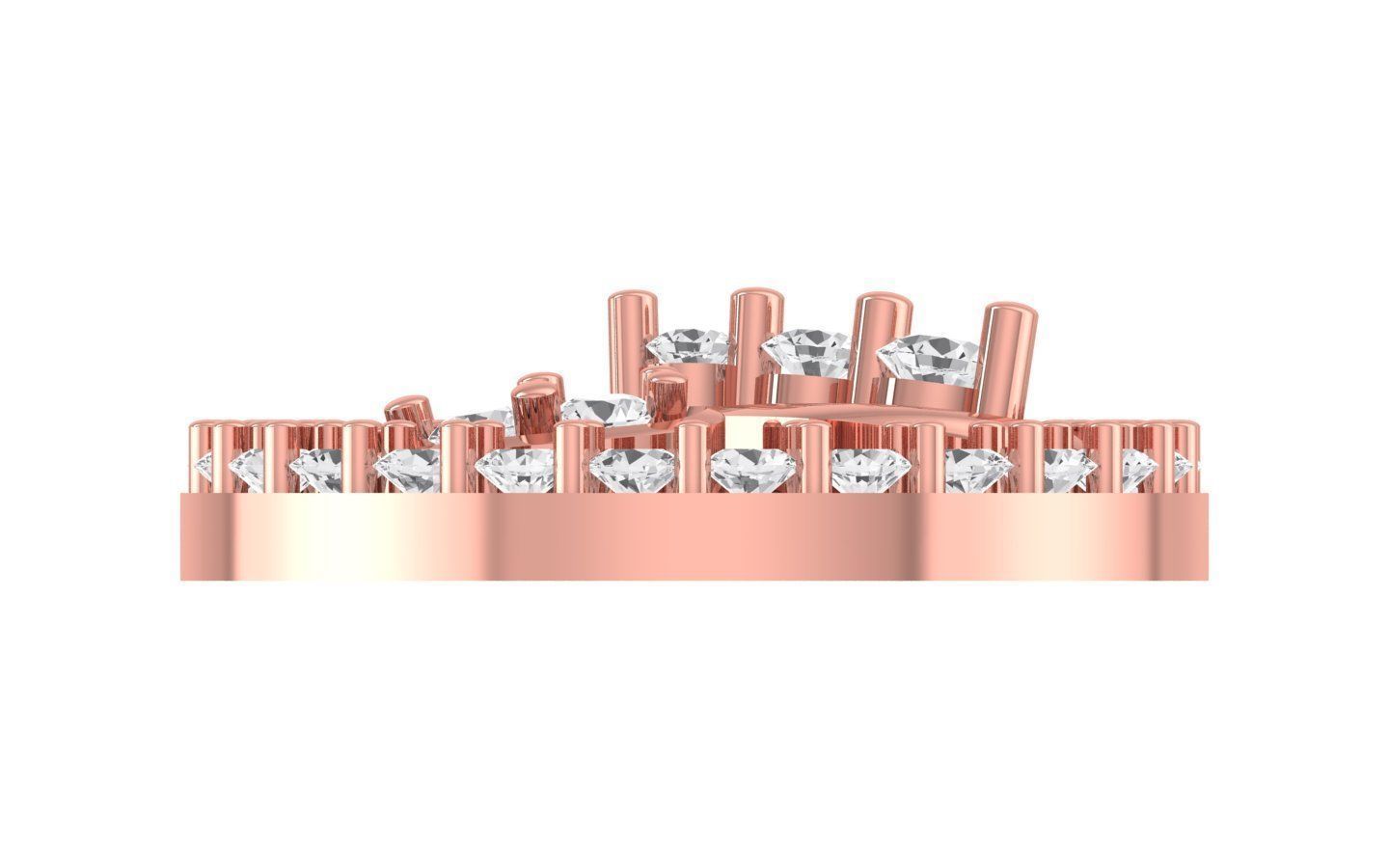 Women Earrings Pendants Sets 3dm STL OBJ FBX Renders Details 3D print model_2