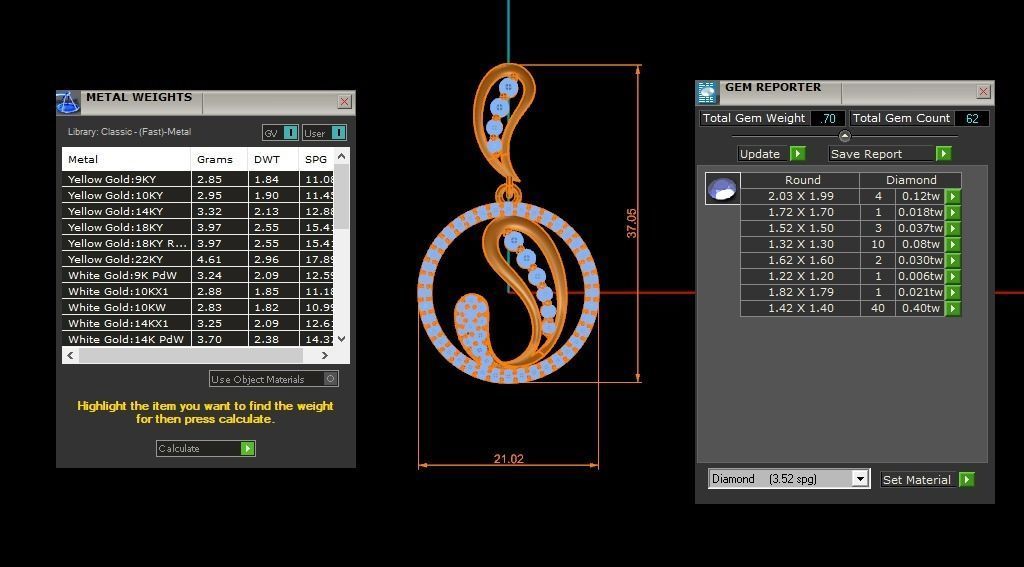 Women Earrings Pendants Sets 3dm STL OBJ FBX Renders Details 3D print model_8