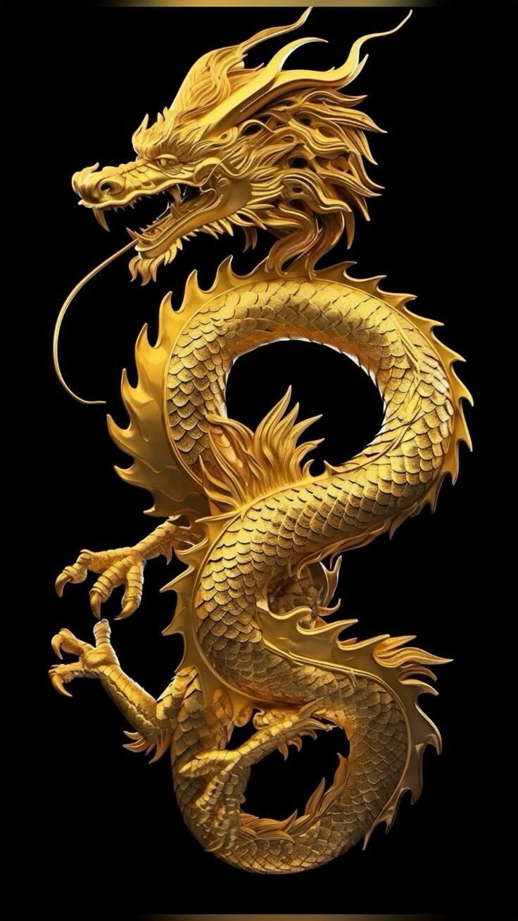 Dragon king 3D print model_4