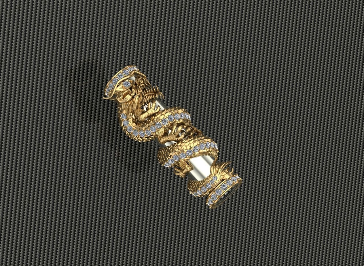 Dragon king 3D print model_1