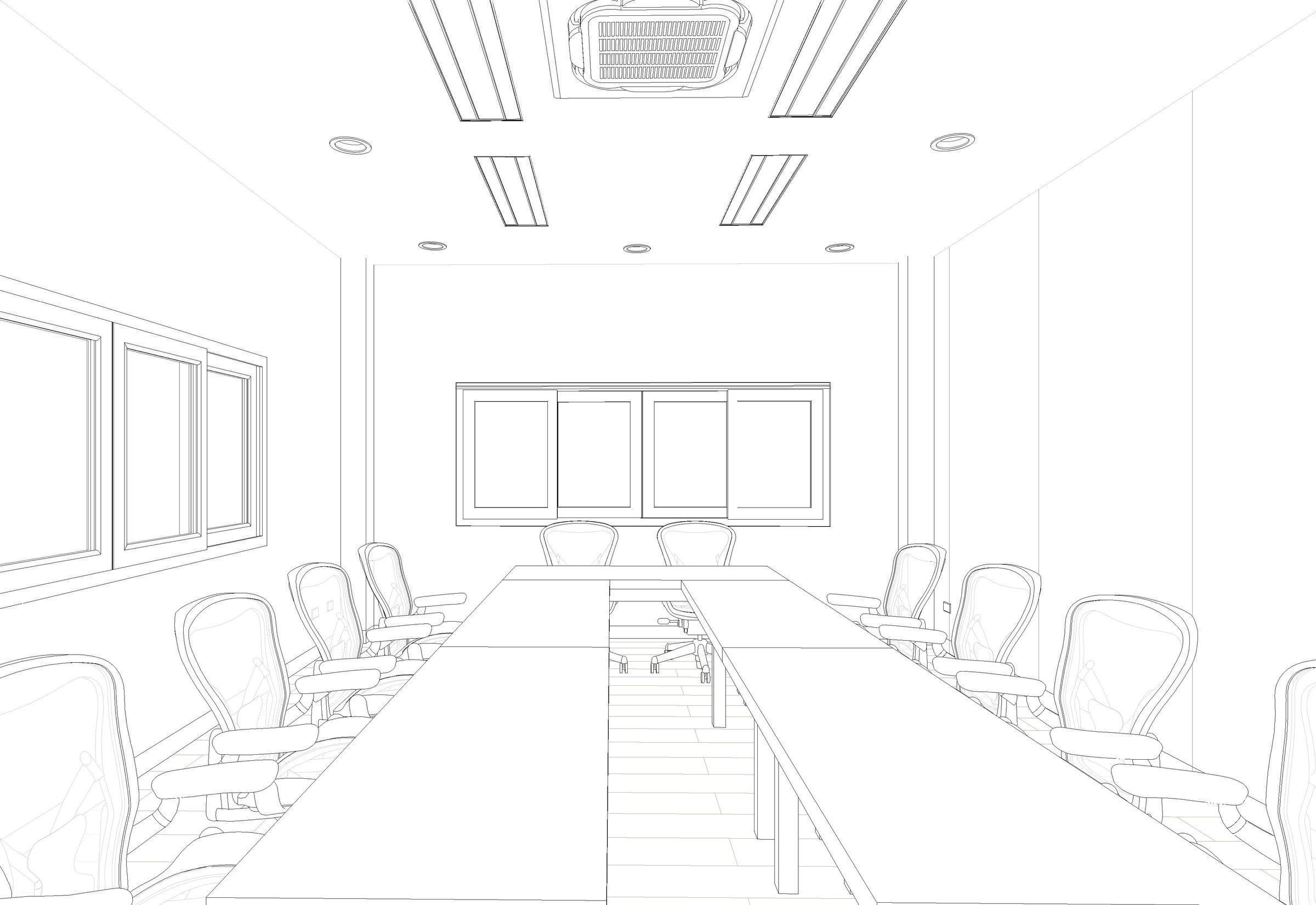 Small interior by REVIT 3D model_12