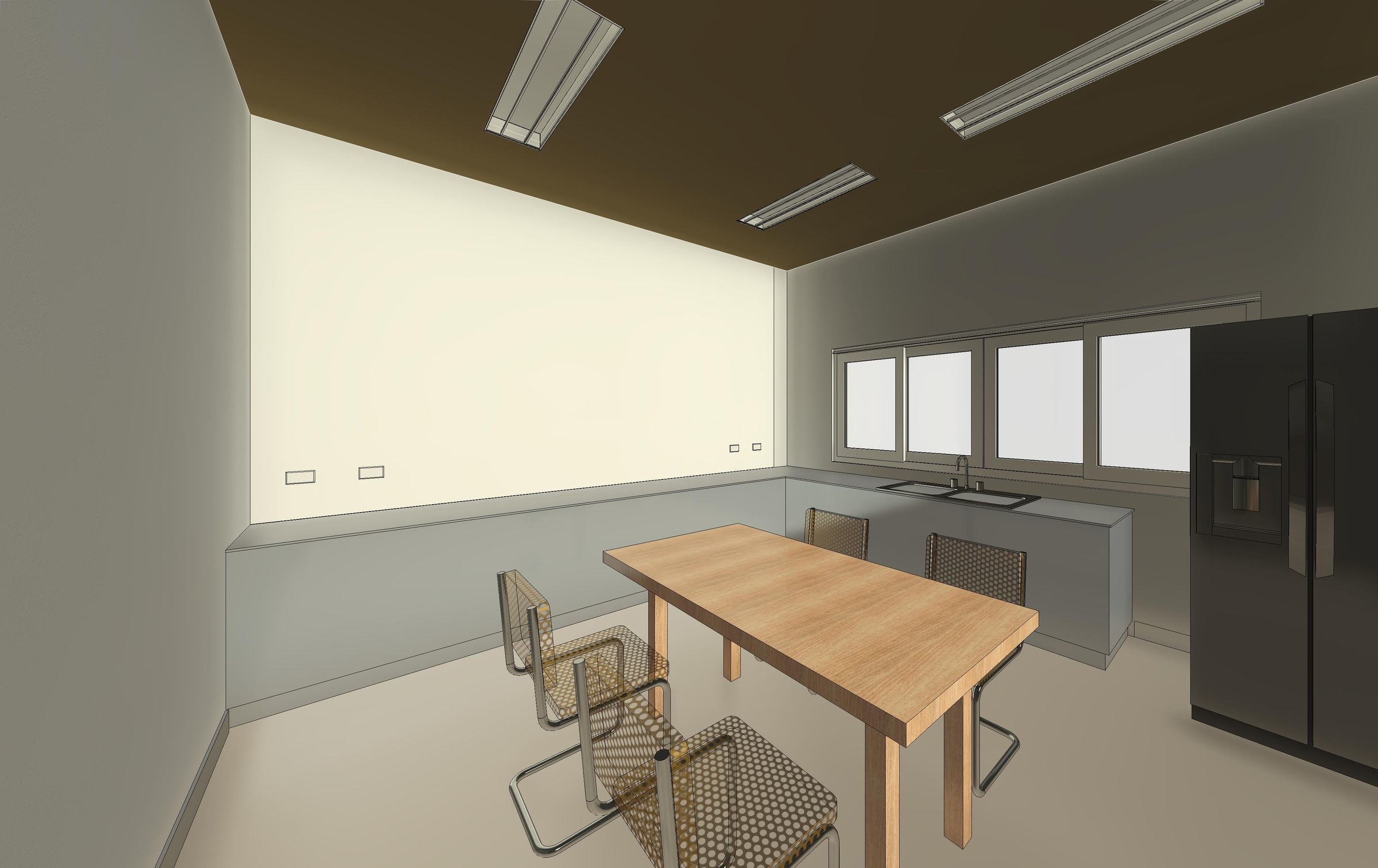 Small interior by REVIT 3D model_3