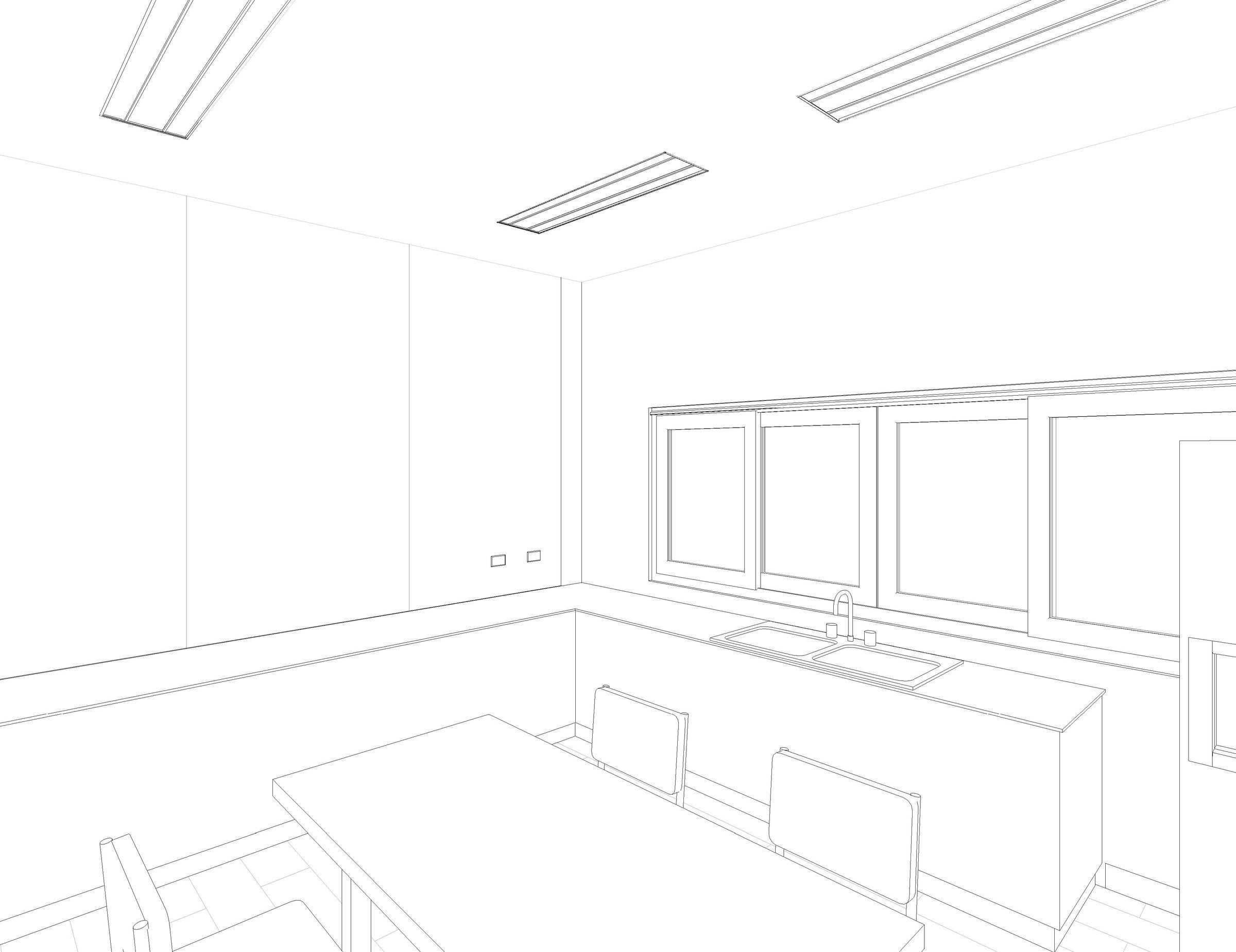 Small interior by REVIT 3D model_14