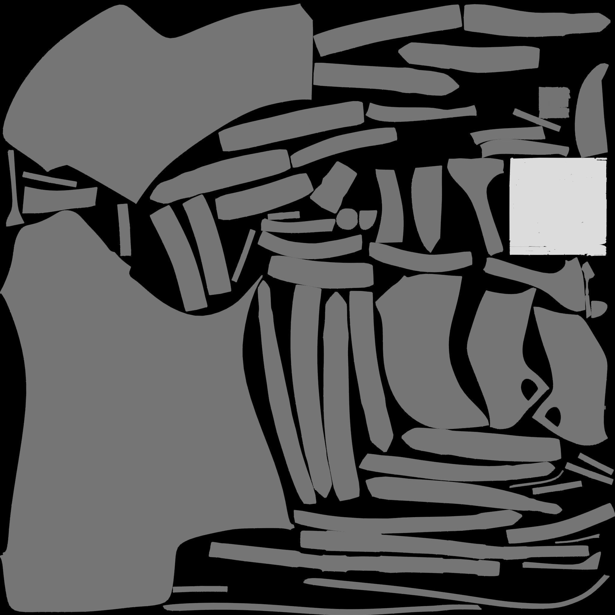 High Heel Boots Low-poly 3D model_11