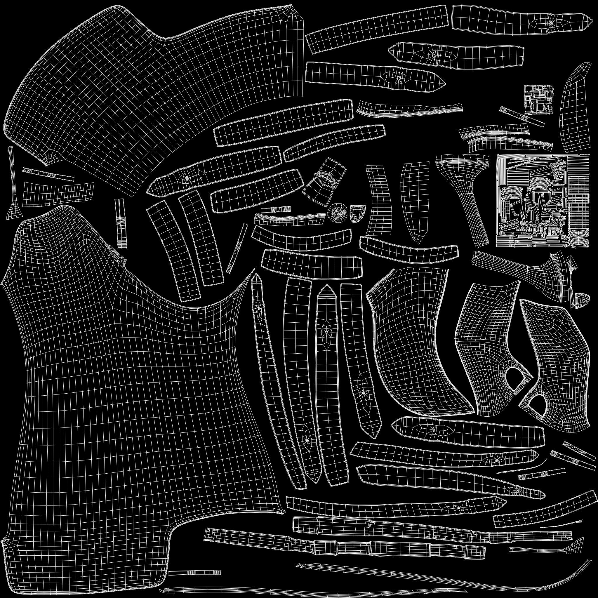 High Heel Boots Low-poly 3D model_13