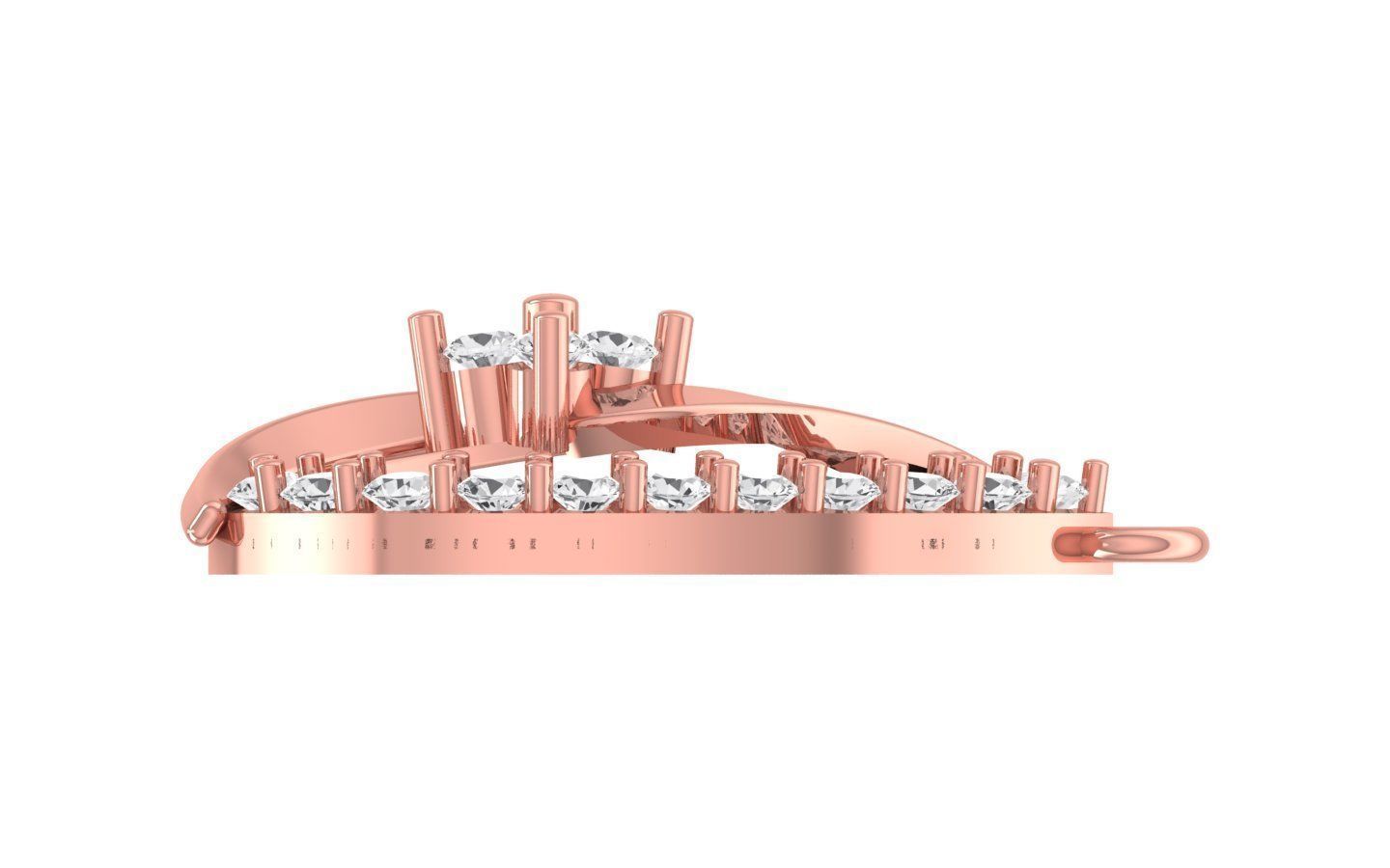 Women Earrings Pendants Sets 3dm STL OBJ FBX Renders Details 3D print model_4