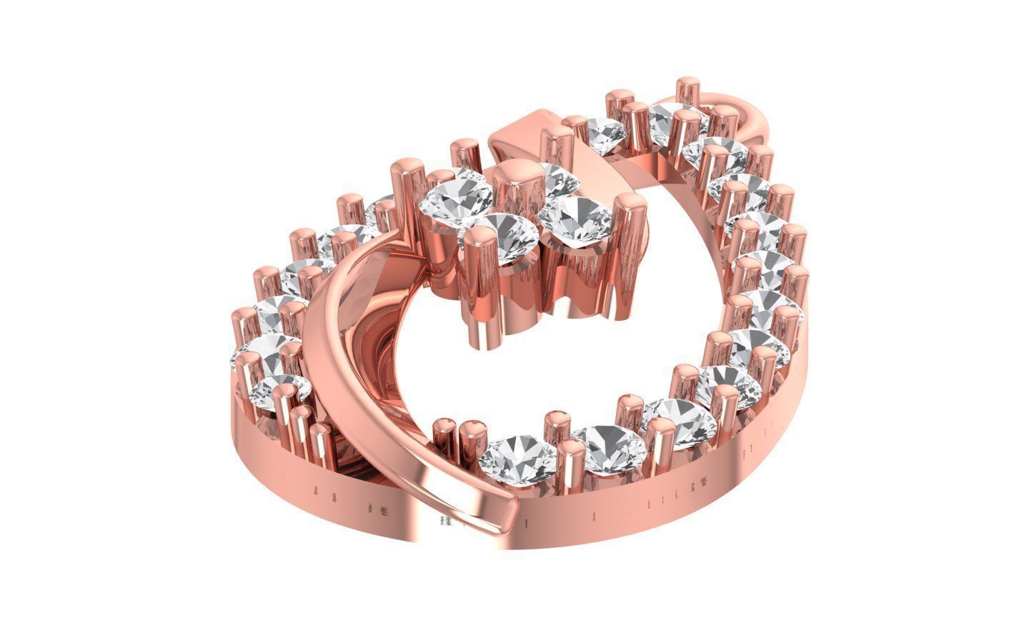 Women Earrings Pendants Sets 3dm STL OBJ FBX Renders Details 3D print model_2