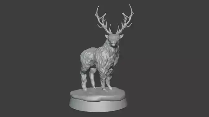 Red Stag Miniature Free 3D print model