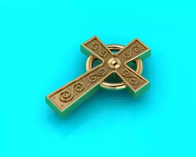 Celtic cross 30mm 3D print model