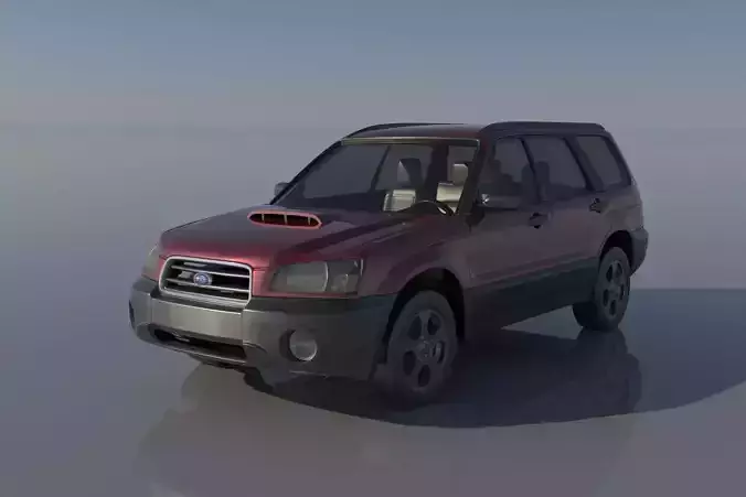 Subaru Forester 2003 3D print model