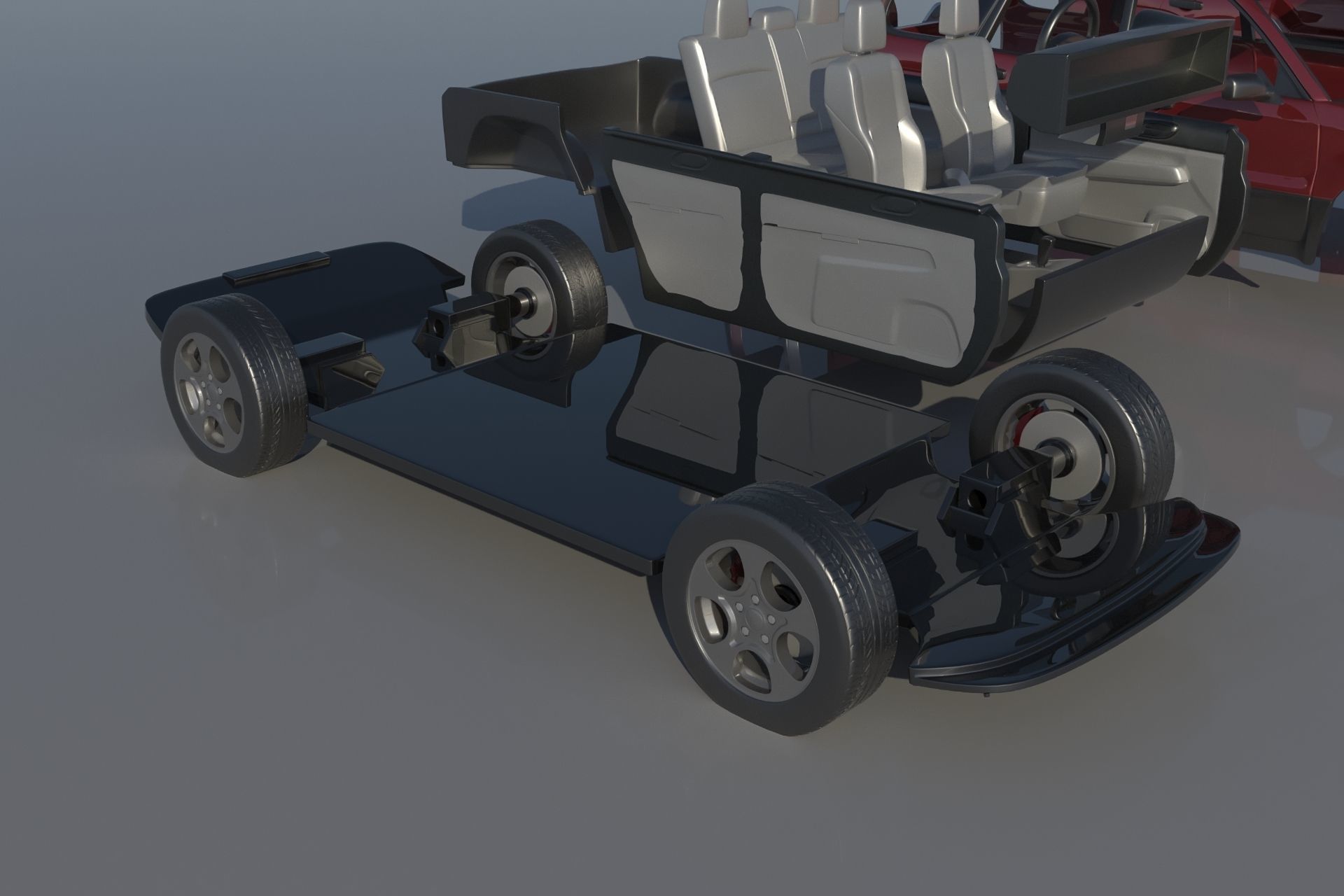 Subaru Forester 2003 3D print model_18