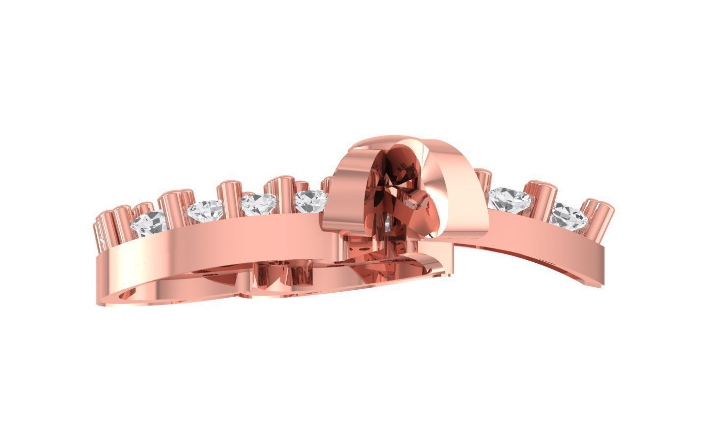 Women Earrings Pendants Sets 3dm STL OBJ FBX Renders Details 3D print model_1