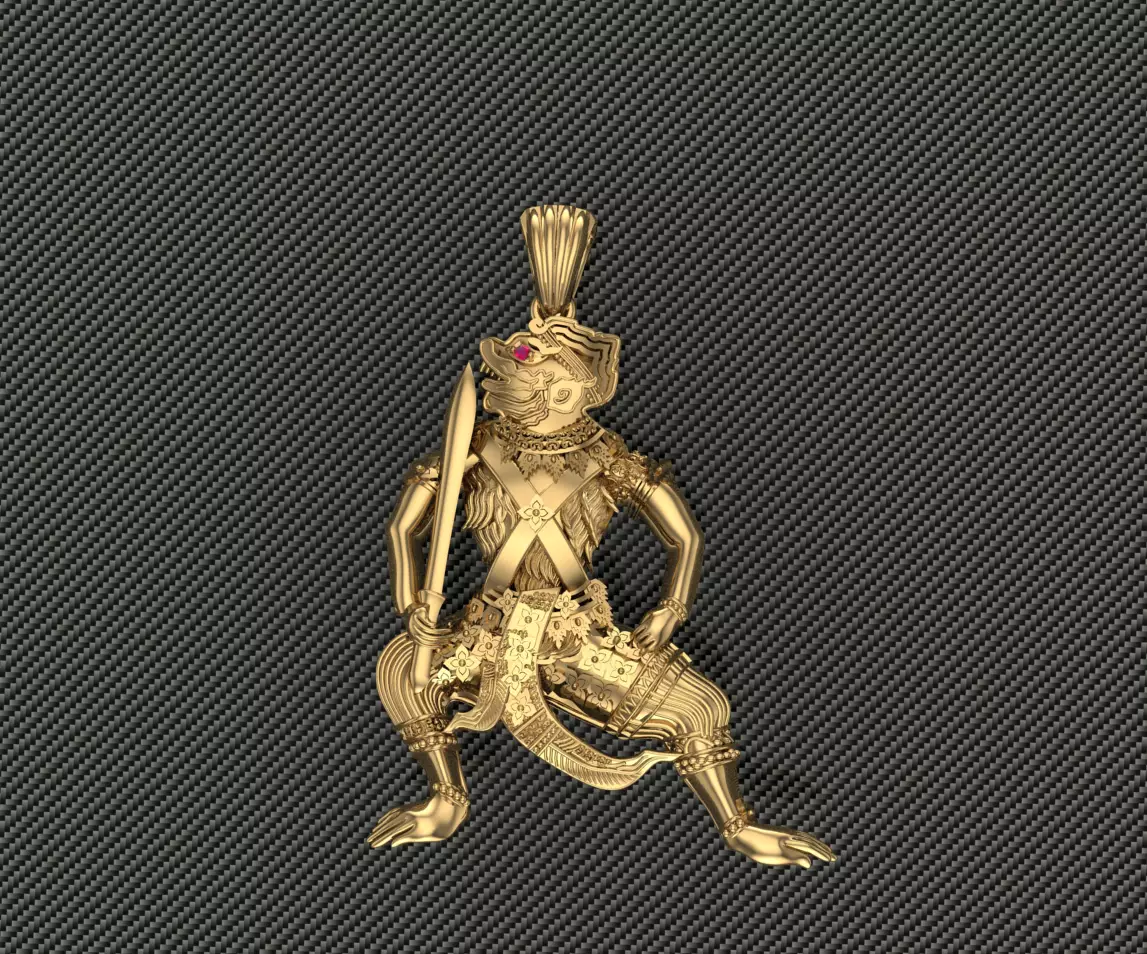 Hanuman King 3D print model_0