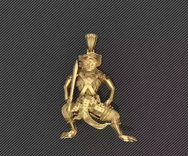 Hanuman King 3D print model