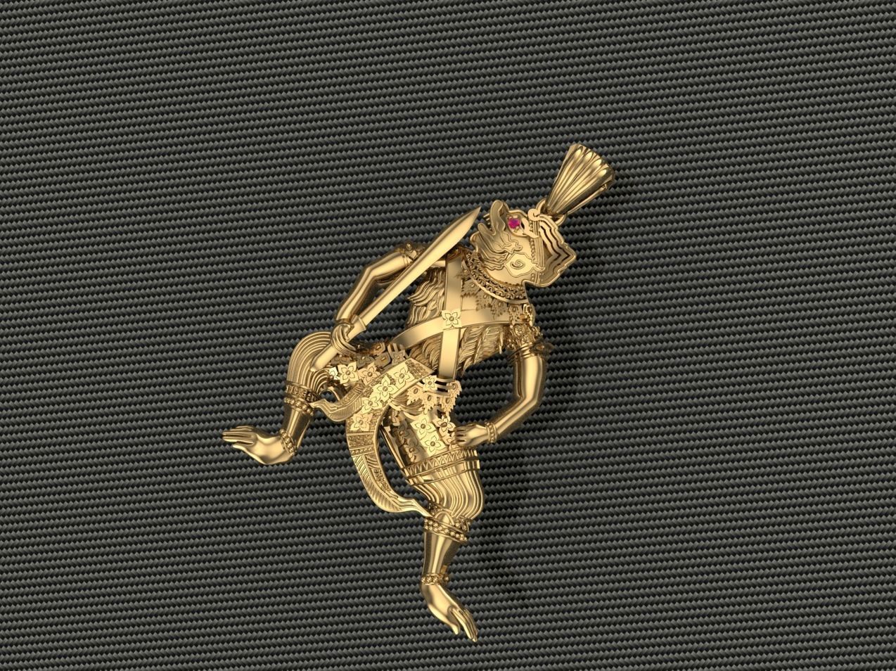 Hanuman King 3D print model_2