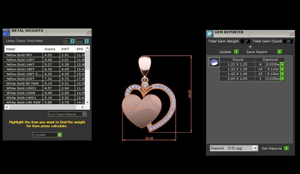 Women Earrings Pendants Sets 3dm STL OBJ FBX Renders Details 3D print model_7