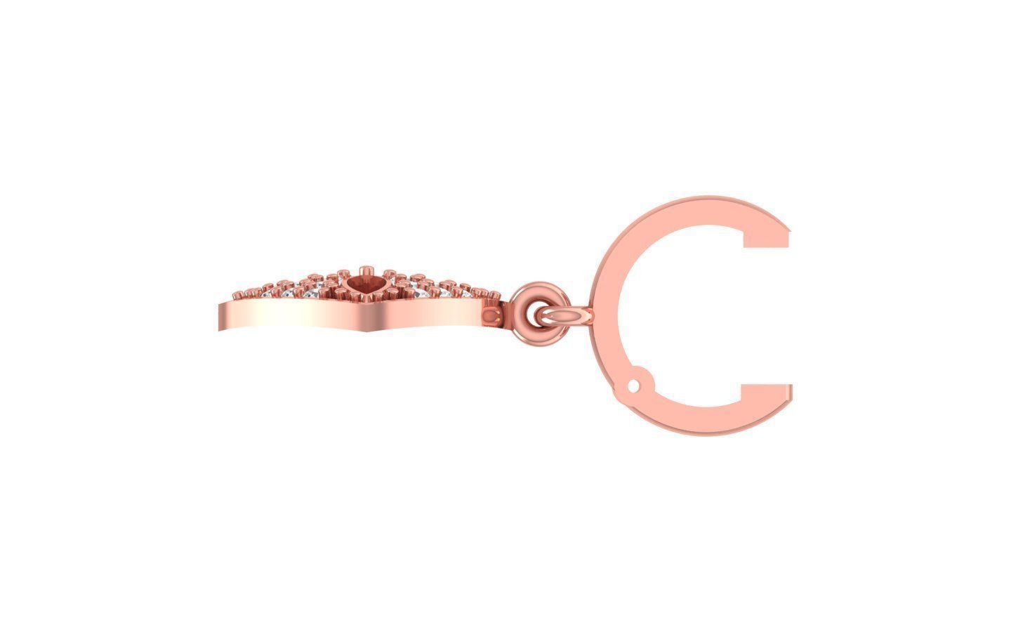 Women Earrings Pendants Sets 3dm STL OBJ FBX Renders Details 3D print model_3