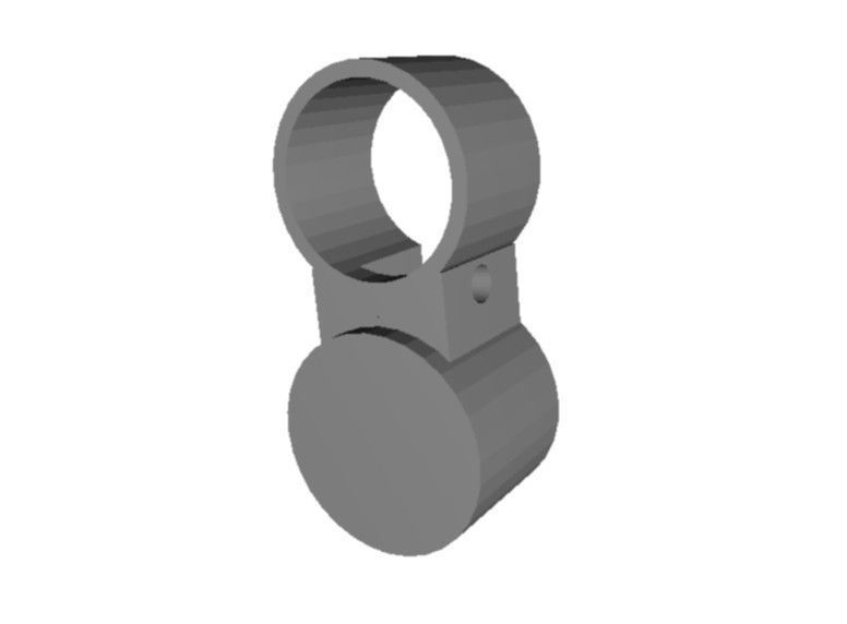 Umarex HK MP5k Front Cap for Red Dot Sights 3D print model_1