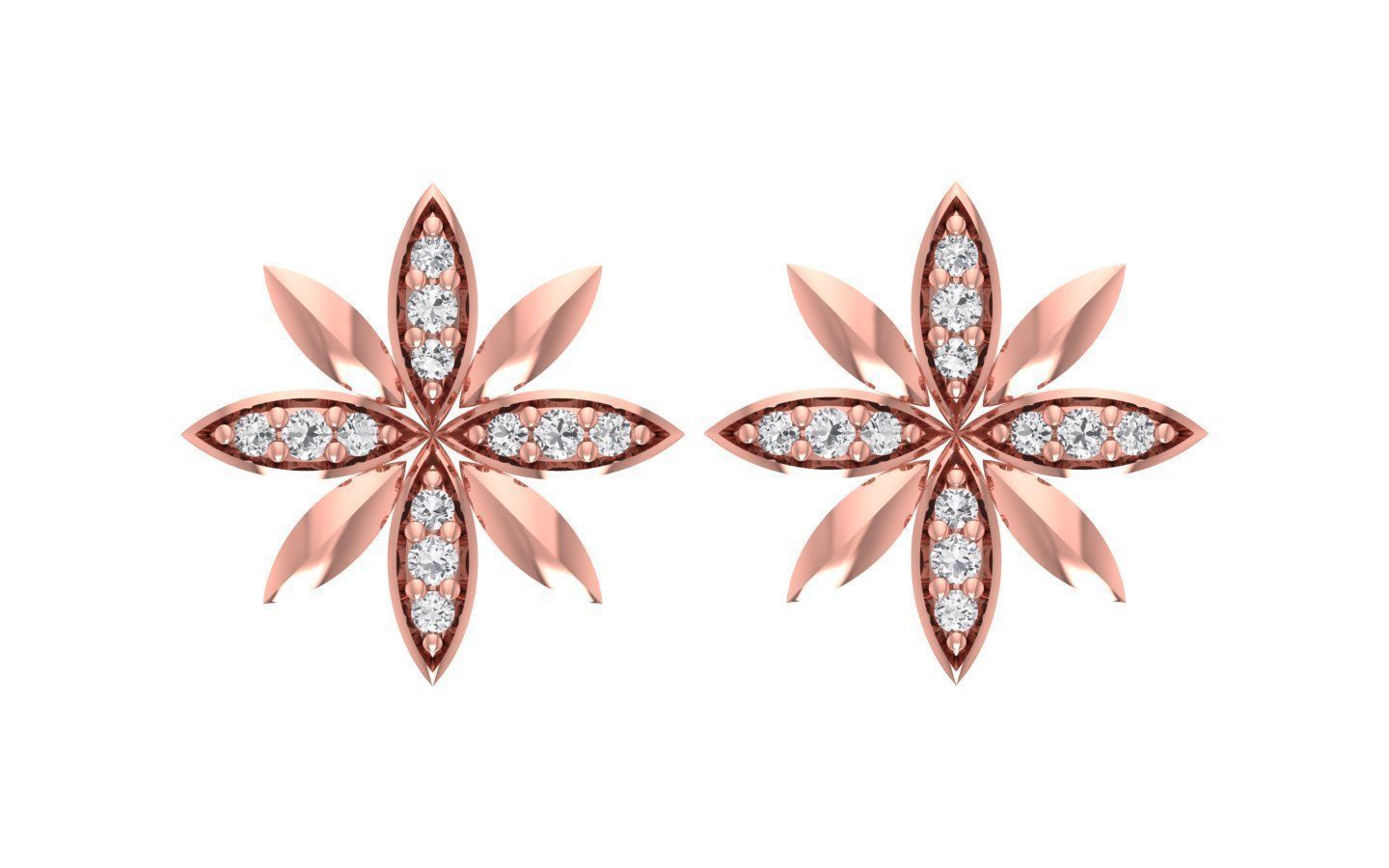 Women Earrings Pendants Sets 3dm STL OBJ FBX Renders Details 3D print model_3