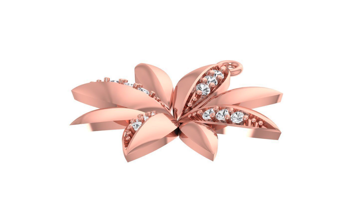 Women Earrings Pendants Sets 3dm STL OBJ FBX Renders Details 3D print model_6