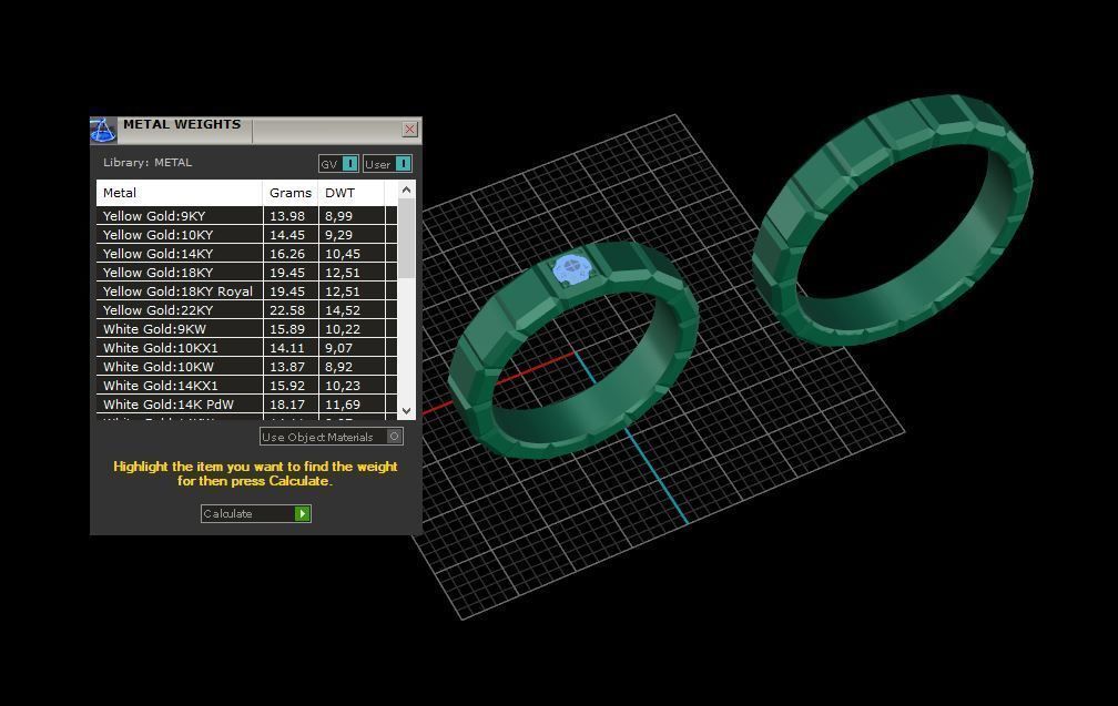 Cube rings 3d print mocel C02 Free 3D print model_8