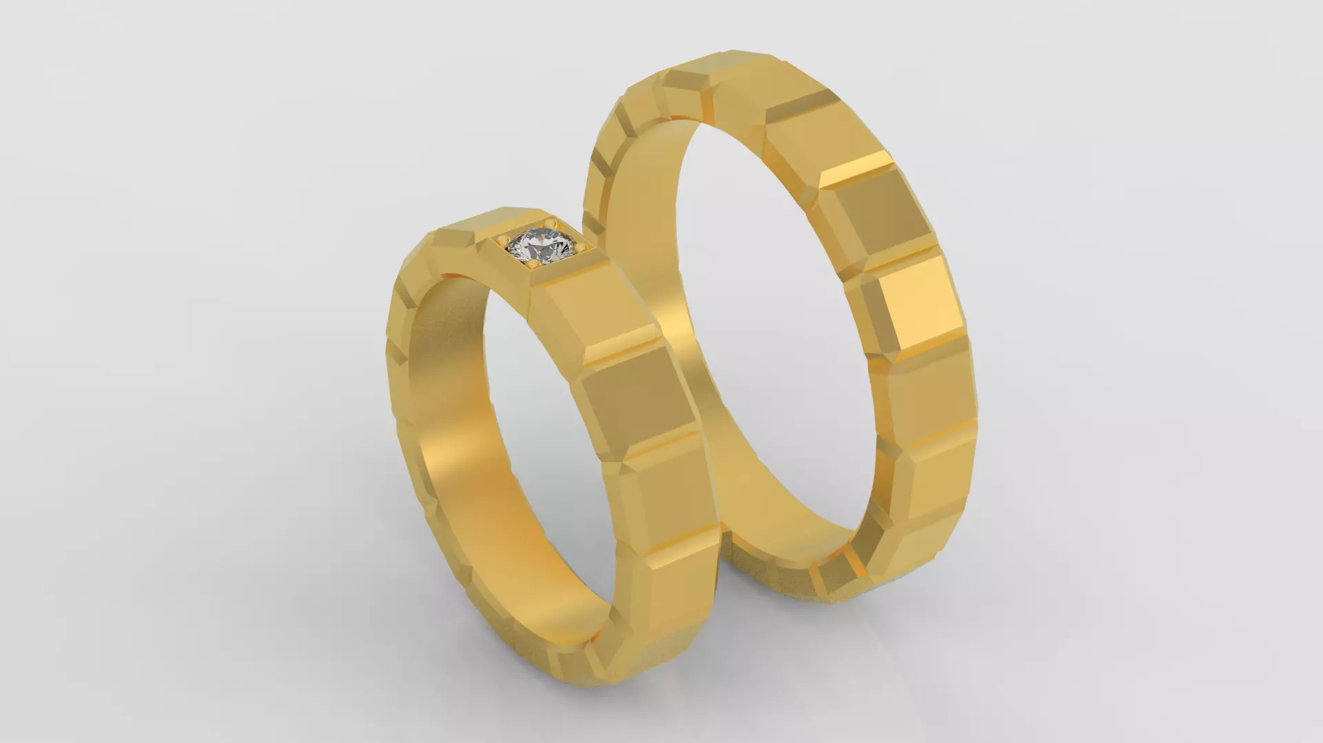 Cube rings 3d print mocel C02 Free 3D print model_0