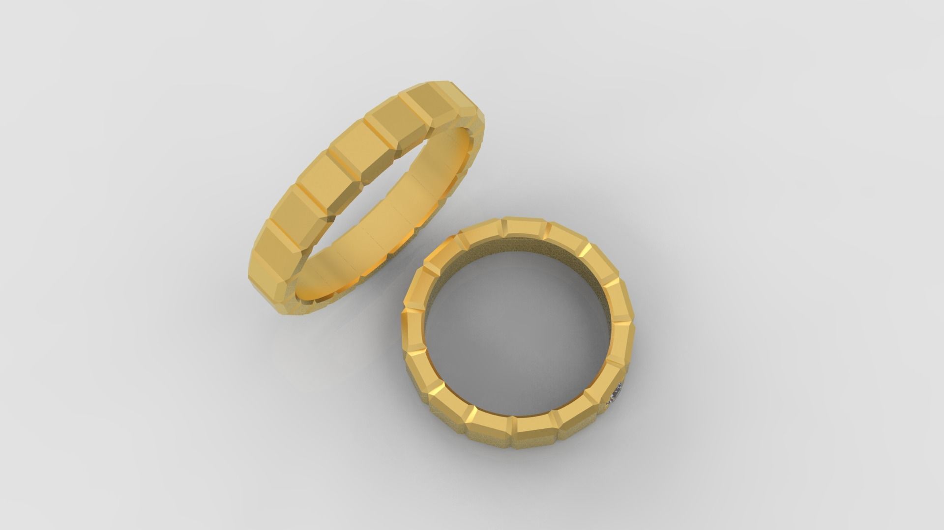 Cube rings 3d print mocel C02 Free 3D print model_4