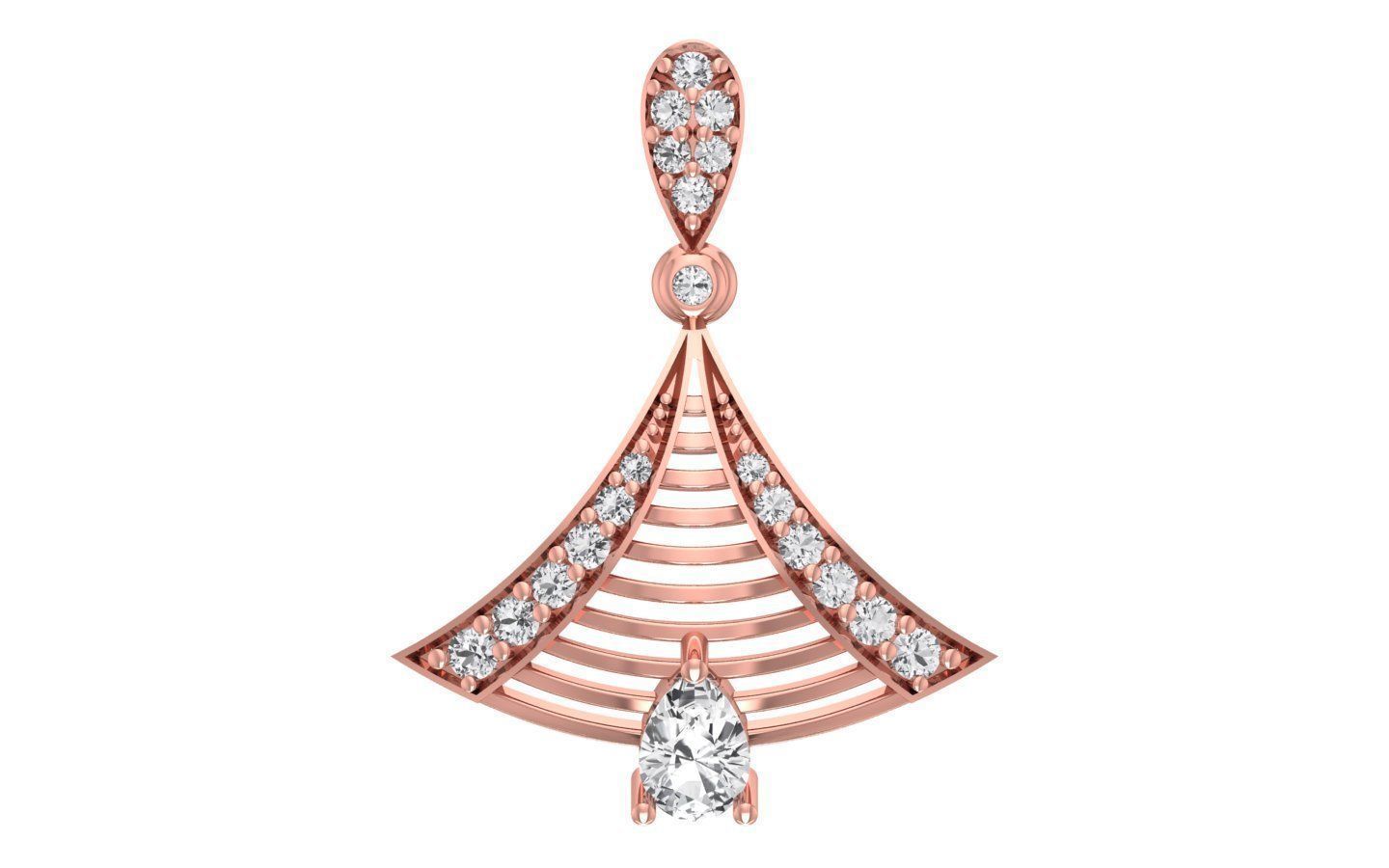 Women Earrings Pendants Sets 3dm STL OBJ FBX Renders Details 3D print model_3