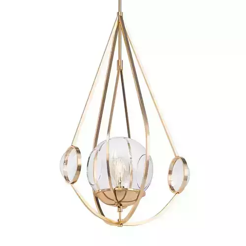 Golden Tear Drop 3D model
