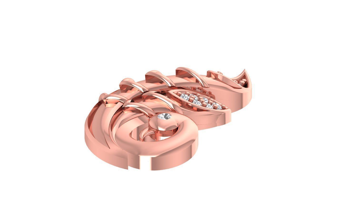 Women Earrings Pendants Sets 3dm STL OBJ FBX Renders Details 3D print model_1