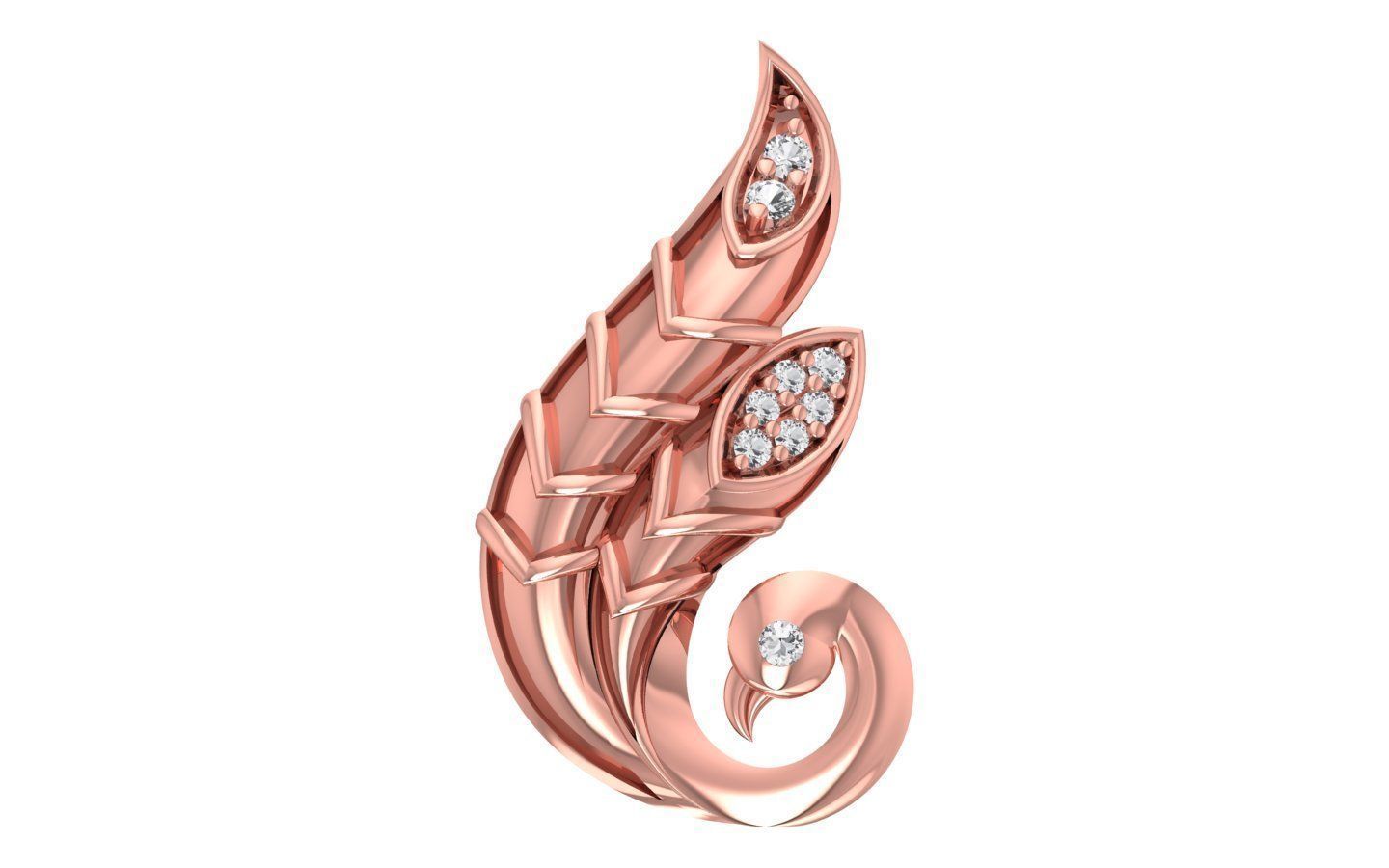 Women Earrings Pendants Sets 3dm STL OBJ FBX Renders Details 3D print model_2