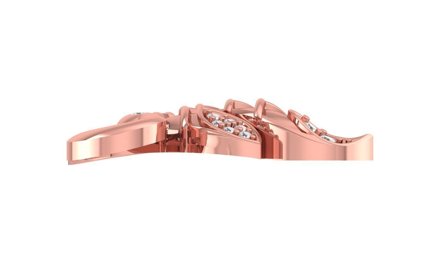 Women Earrings Pendants Sets 3dm STL OBJ FBX Renders Details 3D print model_4